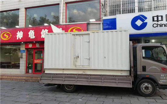 汕尾出租发电机施工案例